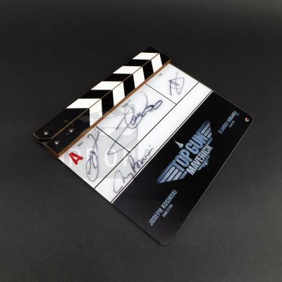 Top Gun: Maverick | TOP GUN: MAVERICK Tom Cruise Signed A Camera Clapperboard (8001-M25) | Propabilia