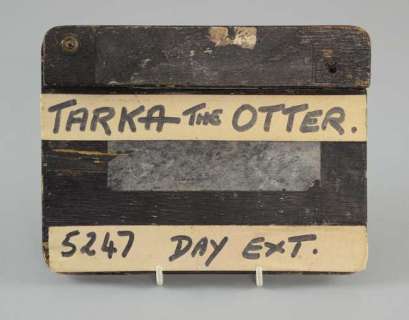Tarka the Otter (1979) Original production used wooden clapperboard, ’5247 Day Ext.’, 5.5 x 7 inches | Ewbank’s