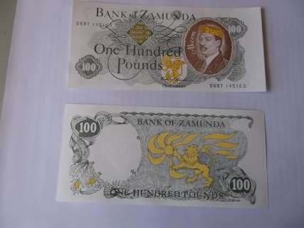 "Coming To America" Set of Three Prop ’Bank of Zamunda’ Bills | Piece of the Past