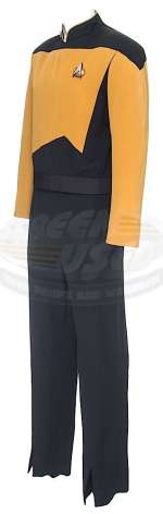 Lot 314 - Star Trek: The Next Generation (TV) - Lt. Commander Data‘s Starfleet Uniform (Brent Spiner)