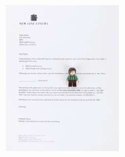 Lot 230 - Elija Wood’s Lego Prototype Frodo Minifigure.