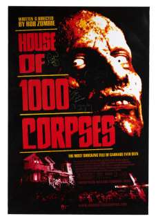 Lot 452 - House Of 1000 Corpses | Cast-Signed Film Poster
