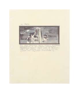 Irwin Allen | "The Towering Inferno" Original Storyboard Illustration | Julien’s