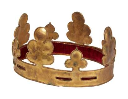 Lot 29 - The Lion in Winter | Katharine Hepburn "Eleanor of Aquitaine" Costume Crown with DVD