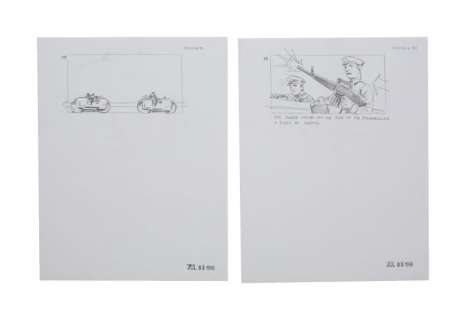 Austin Powers: International Man of Mystery | Six Scene #90 Storyboard Illustrations | Julien’s