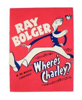 Lot 326 - Ray Bolger Signed Play Book