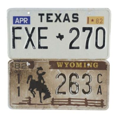 BROKEBACK MOUNTAIN (2005) - Lot #84 : Randall Malone (David Harbour) and John Twist‘s (Peter McRobbie) License Plates