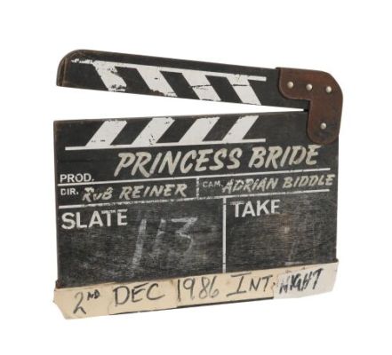 The Princess Bride (1987) | Production Clapperboard | Propstore