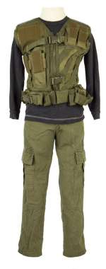 Lot 204 - Sam Sullivan (Zackary Arthur) Hero Camp Haven Training Costume from The 5th Wave