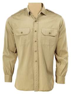 Lot 495 - William Holden " Shears" tan shirt from The Bridge on the River Kwai.