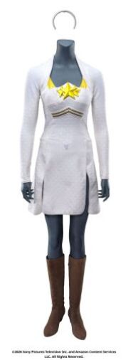 The Boys (T.V. Series, 2019-2026) | Lot 16: Starlight Version 1 Screen-Matched "Glorious Five-Year Plan" Dress with Costume Components | Propstore