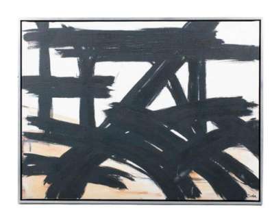 True Blood - Lot 374 - Bill Compton’s Large Framed Abstract Painting 