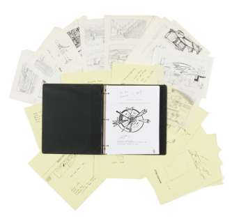 Ron Miller | "Ronnie Rocket" | Script and collection of illustrations—including 11 sketches by the writer-director—from David Lynch’s unproduced project ’Ronnie Rocket,’ ca. 1988 | Sotheby’s