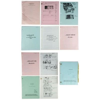 DEATH BECOMES HER (1992) - Lot #692 : Dick Smith Collection: Personal Script, Revision Pages, and Storyboard Packets