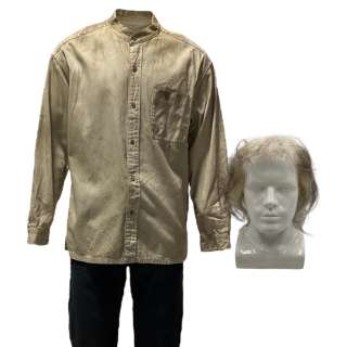 Beau is Afraid Beau Wassermann Screen Worn Stunt Double Button-Up Shirt, Jeans & Wig Ch 4 Sc 89 | VIP Fan Auctions