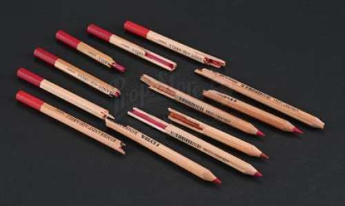 Power Rangers - Lot 31 - Six Billy Cranston Broken Pencils