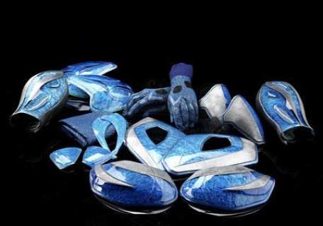 Power Rangers - Lot 68 - Billy Cranston‘s Blue Power Suit Components