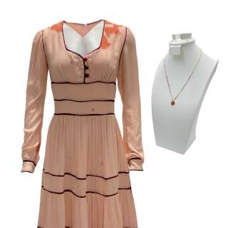Men Harper Screen Worn Stunt Double Midi Dress, Necklace & Socks | VIP Fan Auctions