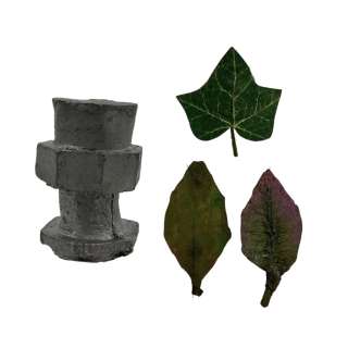 Little Shop of Horrors (1986) Audrey II Screen Used Radiator Piece, Leaf & Leaves | VIP Fan Auctions