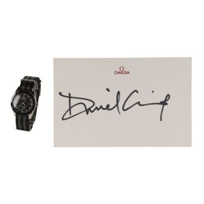 James Bond: Spectre (2015) | Lot  366. OMEGA Spectre Limited Edition Seamaster 300 Watch with Card Signed by Daniel Craig | Propstore