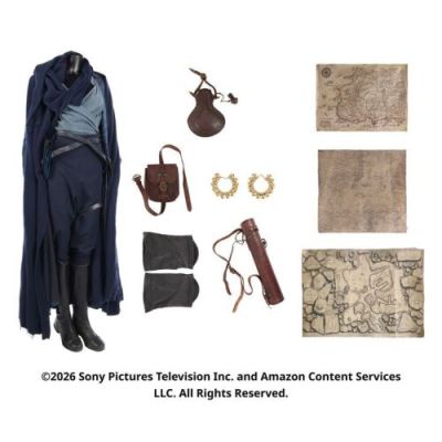 Wheel of Time, the (T.V. Series, 2021-2023) | Lot  4. Moiraine Damodred’s ’Leavetaking’ Costume with Leather Accessories | Propstore