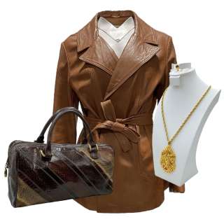 Minx Tina Idara Victor Screen Worn Jacket, Necklace, Ring & Bag Ch 1 Sc 4-33 Ep 207 | VIP Fan Auctions