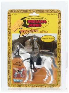THE ADVENTURES OF INDIANA JONES IN RAIDERS OF THE LOST ARK (1983) - SERIES 2 ARABIAN HORSE AFA 60 EX. | Hake’s