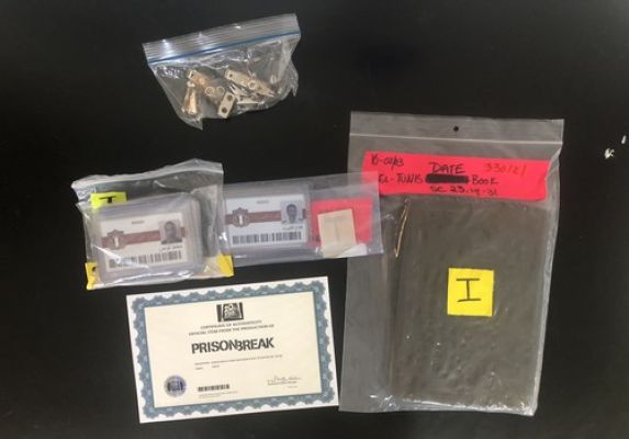 Prison Break Screen Used Eltunis’ Date Book & Dept of Electric IDs Ep 502 w/ COA | eBay US (Buy It Now)