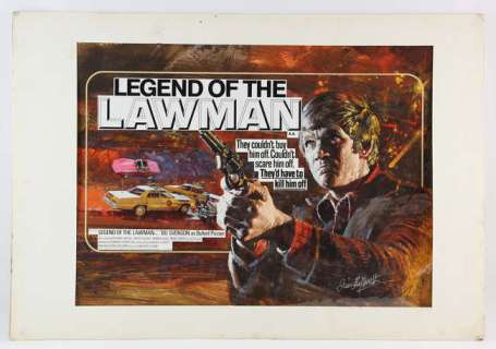 Legend of the Lawman - Original artwork by British designer and artist Brian Bysouth, starring Bo… | Ewbank’s