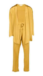 Kung-Fu - Kwai Chang "Grasshopper" Caine (David Carradine) Gold Satin Gi Martial Arts Ensemble with Signed Photo and Book