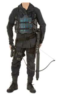 "Gale Hawthorne" combat ensemble and prop stunt crossbow from The Hunger Games: Mockingjay - Part 1. | Profiles in History