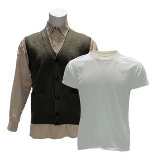 Everything Everywhere All at Once Gong Gong (James Hong) Screen Worn Vest, Button-Up Shirt & T-Shirt Ch 8 Sc 123-126 | VIP Fan Auctions