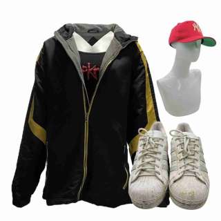 Y2K Ash Screen Worn Stunt Double Jacket, Tank Top, Hat & Sneakers Ch 1 | VIP Fan Auctions