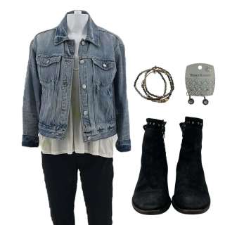 Hell Fest (2018) Natalie (Amy Forsyth) Screen Worn Jacket, Tank Top, Jeans, Earrings, 3 Bracelets & Boots | VIP Fan Auctions