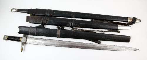 Lot 2049 - Legend of the Seeker (Television series 2008-2010) - Two production made swords in scabbards and a s