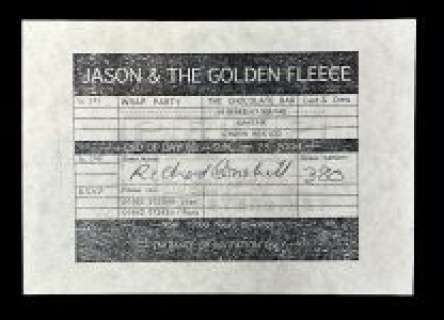 JASON AND THE ARGONAUTS - Wrap Party Invitation