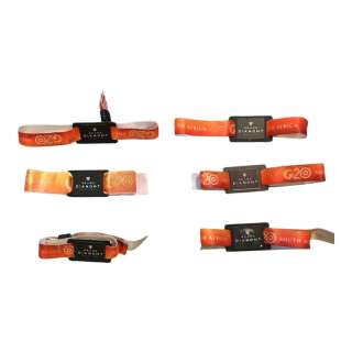 G20 Screen Used Prop RFID Wristband Set | VIP Fan Auctions