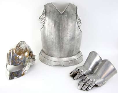 First Knight (1995) - Production used body armour comprising clamshell, helmet and gloves. The clams | Ewbank’s
