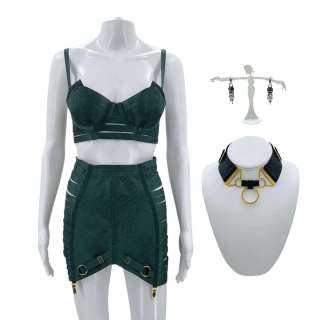 The Handmaid’s Tale Janine Lindo Screen Worn Top, Skirt, Earrings & Necklace Ch 1 Sc C6 Ep 603 | VIP Fan Auctions