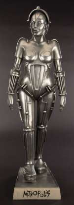Lot 782 - Metropolis ‘Maria‘ robot statue from the comic book store set in The Big Bang Theory.