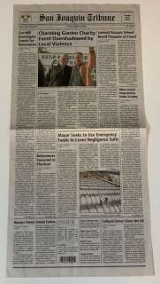 Sons of Anarchy (2008–2014) - Clay Morrow (Ron Perlman) Newspaper | Hanlin Auction Service