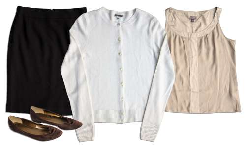 Jenna Fischer Screen-Worn Silk & Cashmere Wardrobe From ‘‘The Office‘‘ -- With a COA From NBC Universal