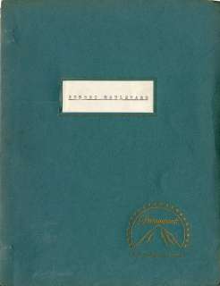 Billy Wilder vintage original signed script from Sunset Boulevard. | Profiles in History