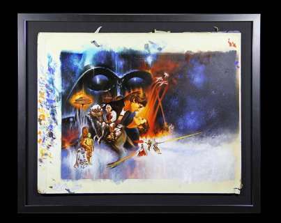 STAR WARS: THE EMPIRE STRIKES BACK (1980) - Lot 385 - Hand-Painted Style "A" U.K. Quad Poster Artwork