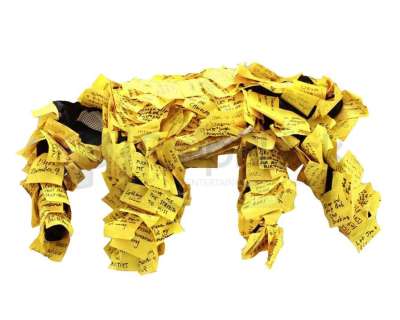 Bruce Almighty Sticky Note Dog Suit | The Prop Block