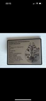 Master replicas millennium falcon signature edition. UK collection only.