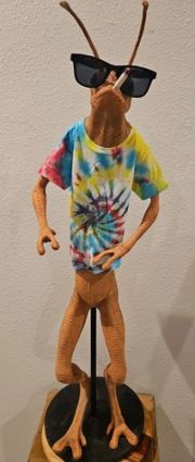 Rare Vintage MIB Men Black Movie Prop "Worm Guy" Full Size Space Alien Creature
