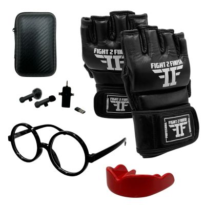 Lot 54: Mythic Quest Pootie Shoe (Elisha Henig) Screen Used Glasses, Mic Kit, Mouth Guard & Gloves Sc 809 Ep 408 | VIP Fan Auctions