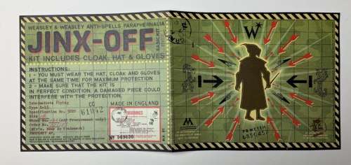 Harry Potter and the Half-Blood Prince (2009) - Jinx-Off Weasleys Label | Hanlin Auction Service