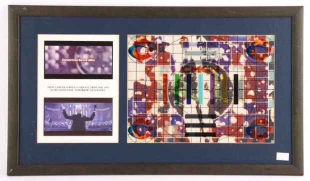 James Bond - (Tomorrow Never Dies 1997), film props comprising ; a Carver party invite with printed… | Ewbank’s